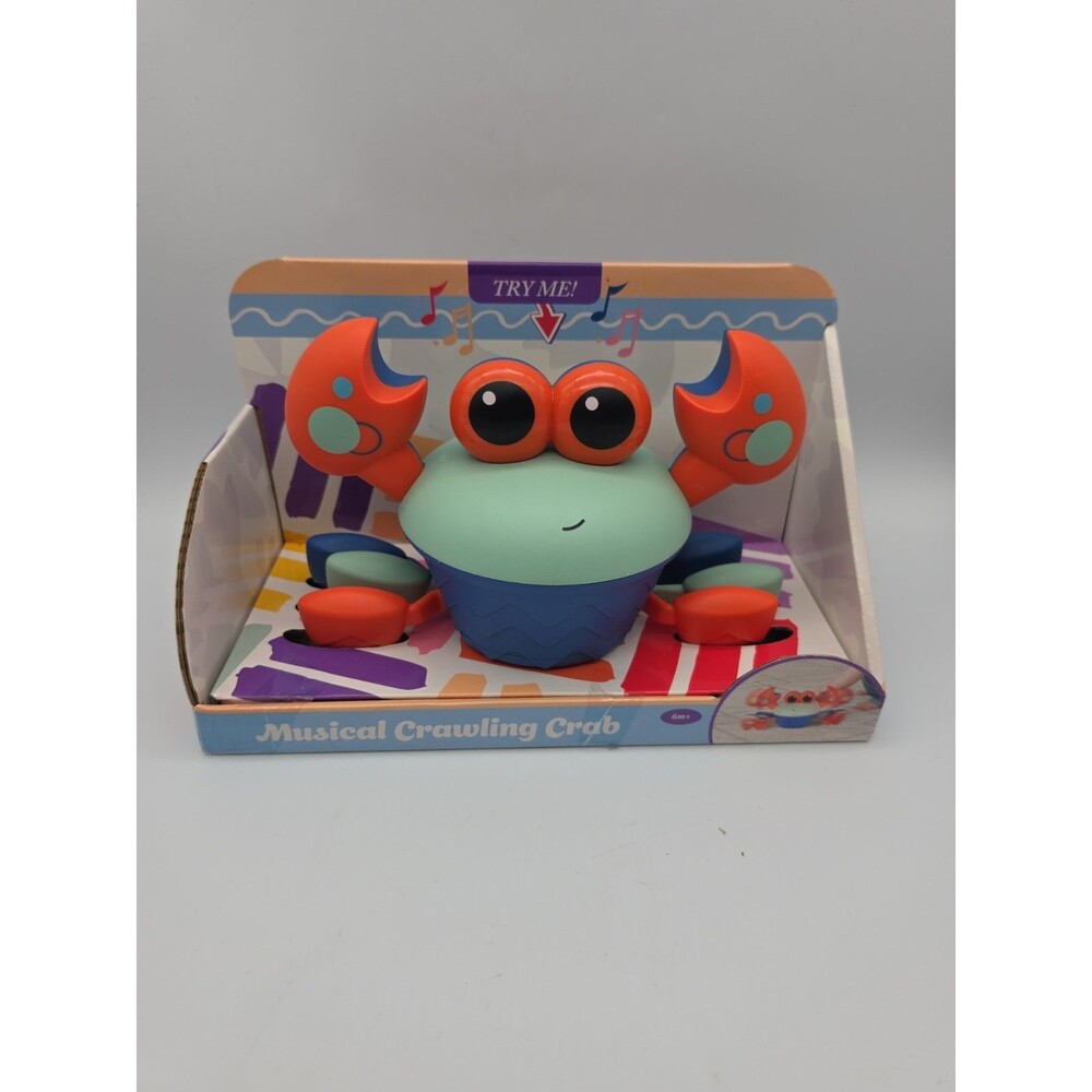 Sunny Days Dancing Crab Baby Learning Toy - New !!